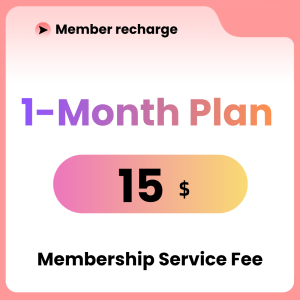 【1-Month Plan】Membership Service Fee